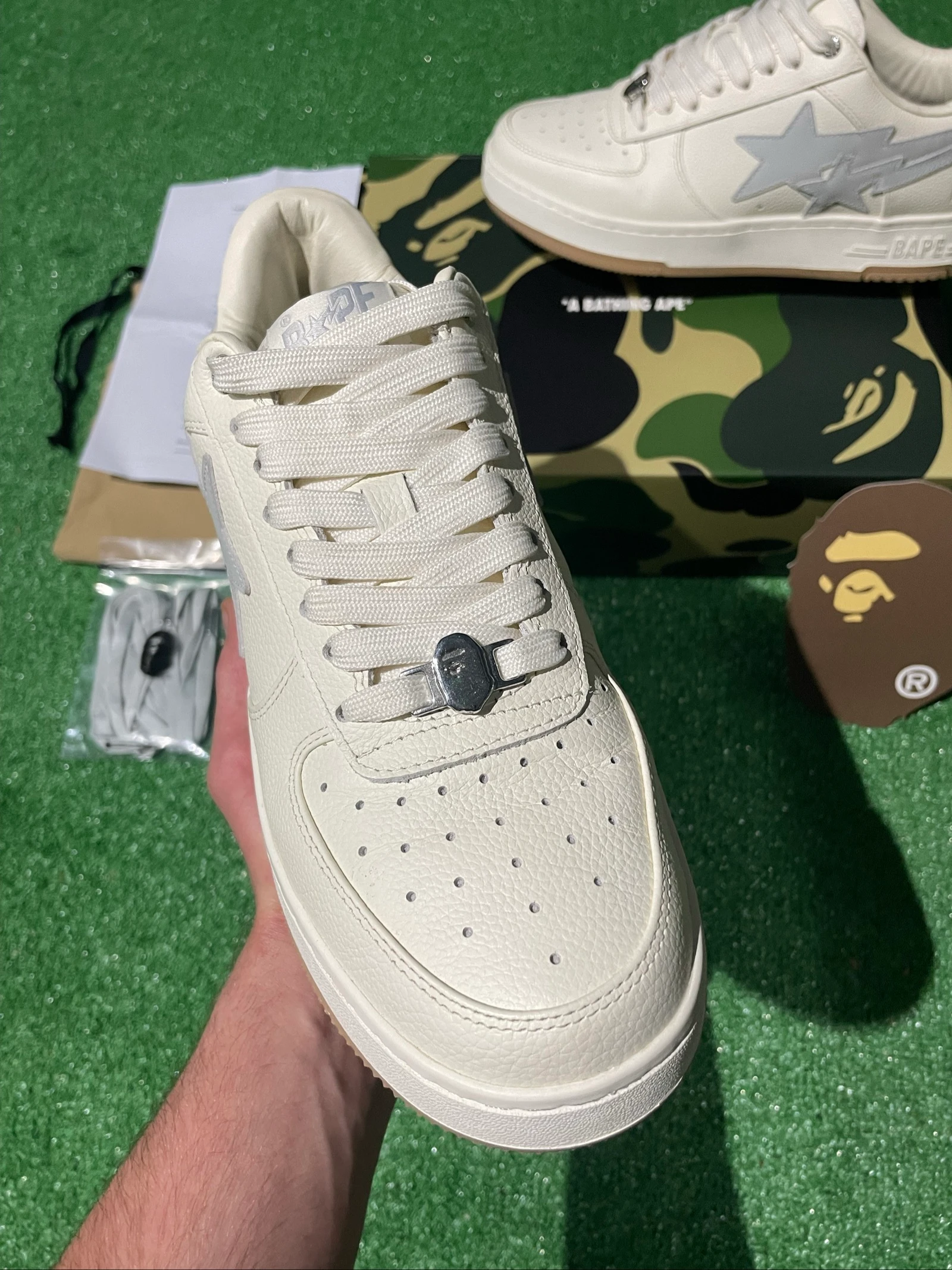 Tênis Bapesta x Highsnobiety Originais – photo 4